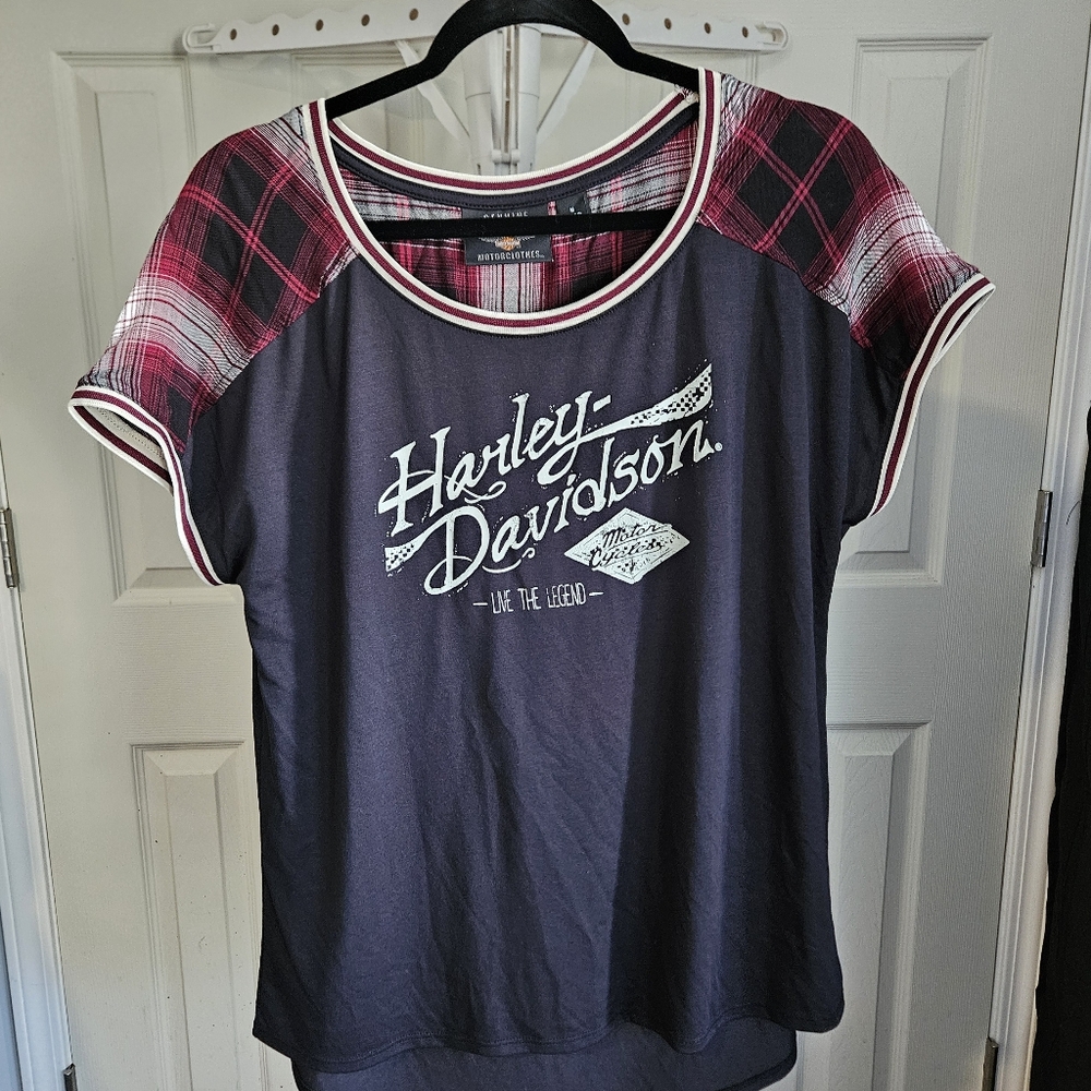 Harley-Davidson Plaid Top